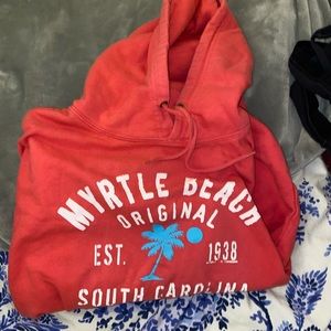 Coral Myrtle Beach Hoodie